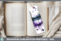 GorgeousBS03 Purple Drips Bookmark design.