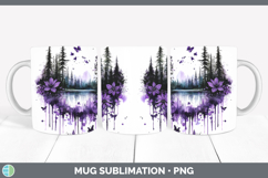 GorgeousBS03 Purple Drips Mug Wrap design.