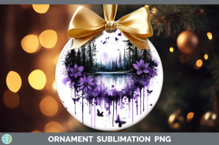 GorgeousBS03 Purple Drips Ornament design.