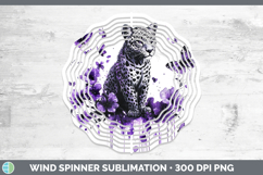 GorgeousBS03 Purple Drips Wind Spinner design.