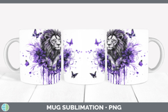 GorgeousBS03 Purple Drips Mug Wrap design.