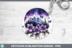 GorgeousBS03 Purple Drips Keychain design.