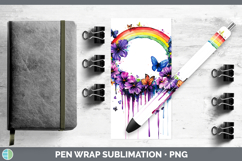 GorgeousBS03 Purple Drips Pen Wrap design.