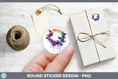 GorgeousBS03 Purple Drips Stickers design.