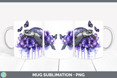 GorgeousBS03 Purple Drips Mug Wrap design.