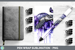 GorgeousBS03 Purple Drips Pen Wrap design.
