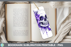 GorgeousBS03 Purple Drips Bookmark design.