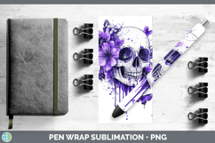 GorgeousBS03 Purple Drips Pen Wrap design.
