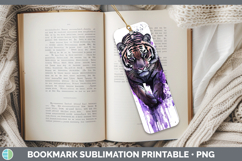 GorgeousBS03 Purple Drips Bookmark design.