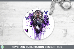 GorgeousBS03 Purple Drips Keychain design.