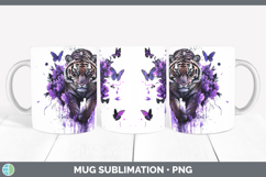 GorgeousBS03 Purple Drips Mug Wrap design.