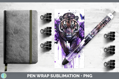 GorgeousBS03 Purple Drips Pen Wrap design.