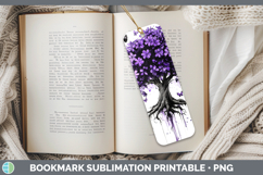 GorgeousBS03 Purple Drips Bookmark design.