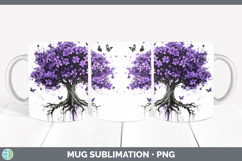 GorgeousBS03 Purple Drips Mug Wrap design.