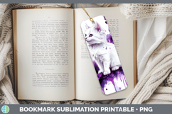 GorgeousBS03 Purple Drips Bookmark design.