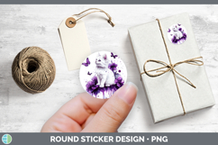 GorgeousBS03 Purple Drips Stickers design.