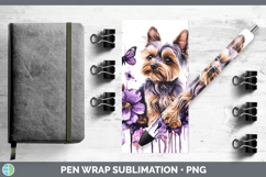 GorgeousBS03 Purple Drips Pen Wrap design.