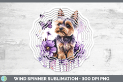 GorgeousBS03 Purple Drips Wind Spinner design.