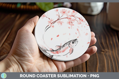 GorgeousBS03 Sakura Round Coaster design.