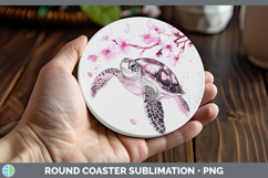 GorgeousBS03 Sakura Round Coaster design.