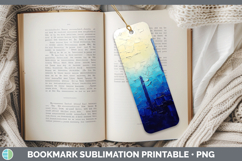 GorgeousBS03 Thick Paint Bookmark design.