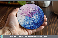 GorgeousBS03 Thick Paint Round Coaster design.