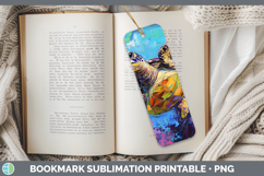 GorgeousBS03 Thick Paint Bookmark design.