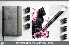 GorgeousBS035 Pink Drips Pen Wrap design.