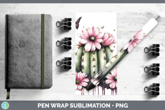 GorgeousBS035 Pink Drips Pen Wrap design.