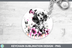 GorgeousBS035 Pink Drips Keychain design.