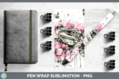 GorgeousBS035 Pink Drips Pen Wrap design.