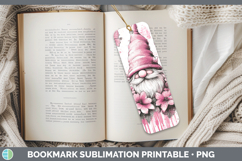 GorgeousBS035 Pink Drips Bookmark design.