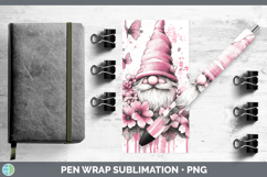 GorgeousBS035 Pink Drips Pen Wrap design.