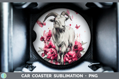 GorgeousBS035 Pink Drips Car Coaster design.