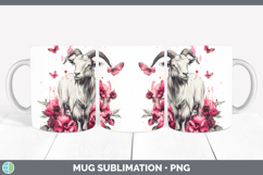 GorgeousBS035 Pink Drips Mug Wrap design.