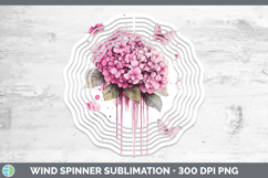 GorgeousBS035 Pink Drips Wind Spinner design.