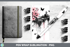 GorgeousBS035 Pink Drips Pen Wrap design.