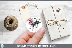 GorgeousBS035 Pink Drips Stickers design.