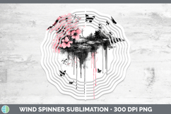 GorgeousBS035 Pink Drips Wind Spinner design.