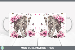GorgeousBS035 Pink Drips Mug Wrap design.