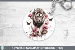 GorgeousBS035 Pink Drips Keychain design.