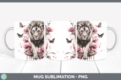 GorgeousBS035 Pink Drips Mug Wrap design.