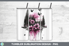 GorgeousBS035 Pink Drips Tumbler design.
