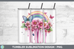 GorgeousBS035 Pink Drips Tumbler design.