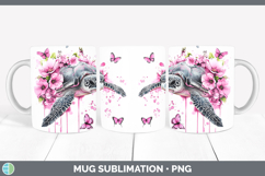 GorgeousBS035 Pink Drips Mug Wrap design.