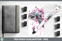 GorgeousBS035 Pink Drips Pen Wrap design.