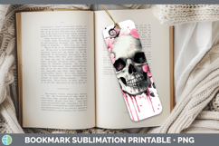GorgeousBS035 Pink Drips Bookmark design.