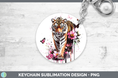 GorgeousBS035 Pink Drips Keychain design.