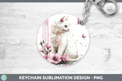 GorgeousBS035 Pink Drips Keychain design.