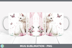 GorgeousBS035 Pink Drips Mug Wrap design.